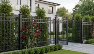 Schmiedezaun aus Metall