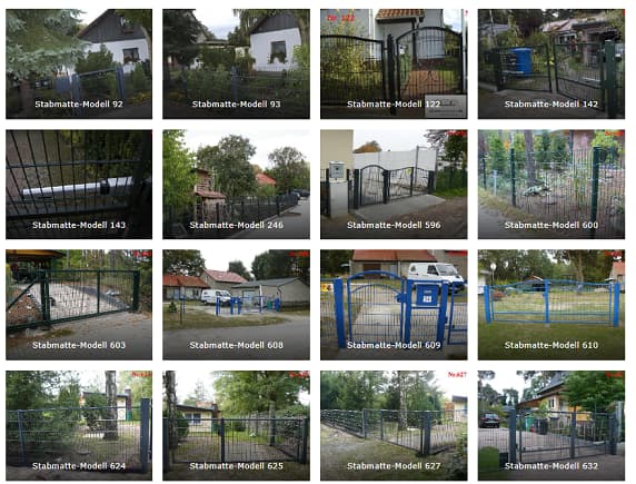 Zur Galerie Stabmattenzaun