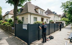 Ein Zaun in Berlin